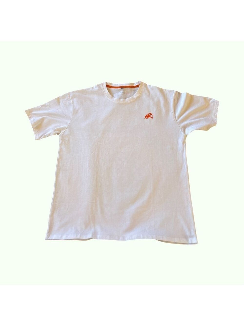 (3 for $12 item) White Tee with MooMoo Financial Red Logo XL NWOT